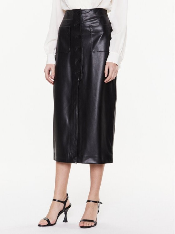 HUGO Spódnica ołówkowa 50482529 Czarny Slim Fit