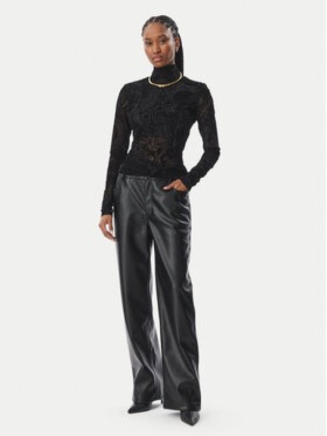 Just Cavalli Bluzka 81PAH617 JS569 Czarny Slim Fit