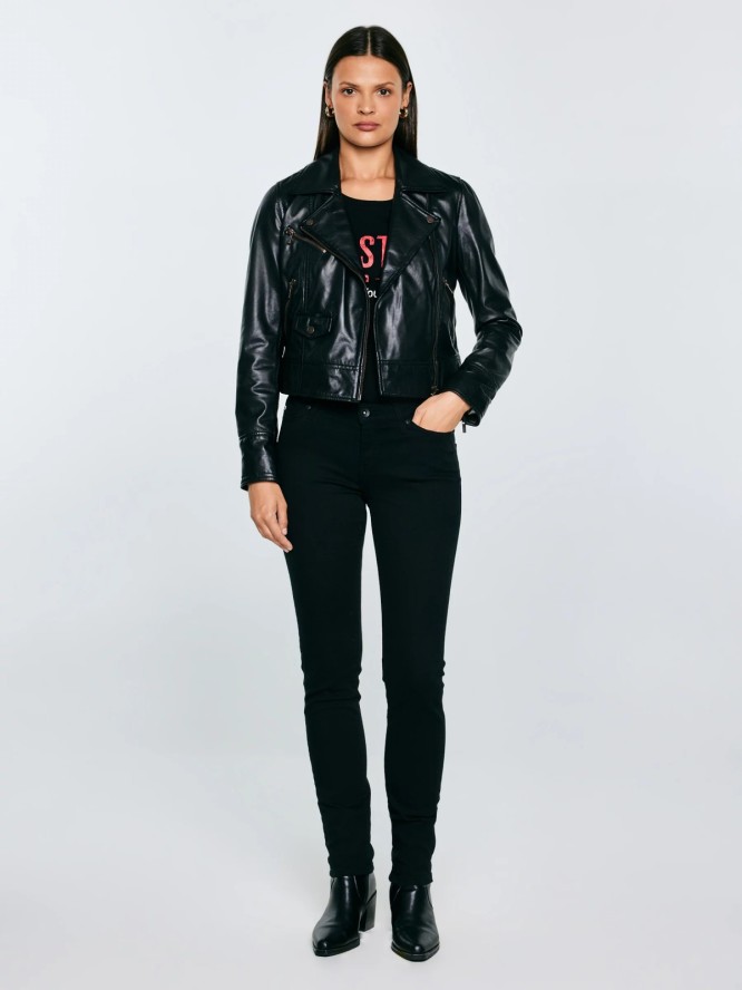 Jeansy damskie czarne Katrina 915