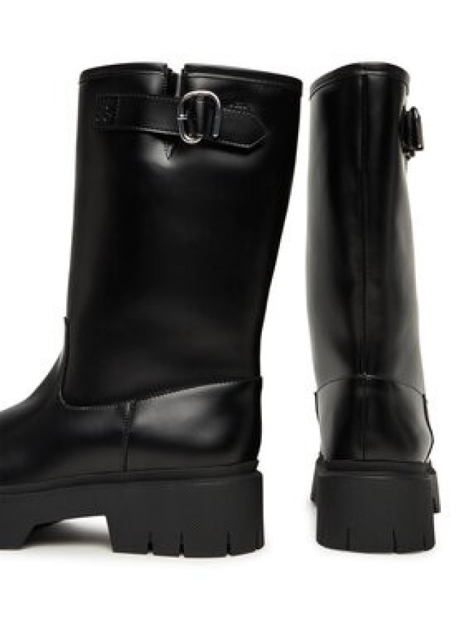 HUGO Kozaki Kris 50552735 Czarny