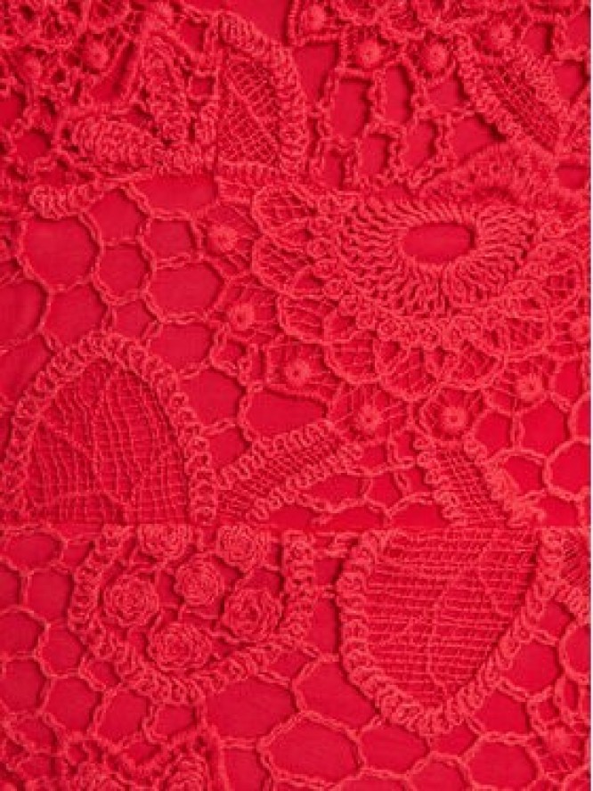 Guess Sukienka koktajlowa W5YK0U WHF50 Czerwony Regular Fit