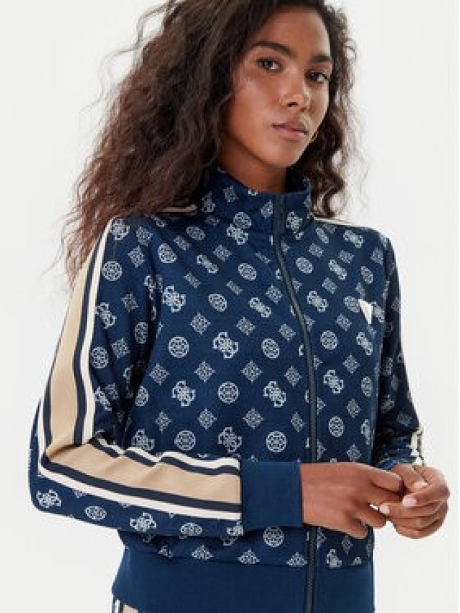 Guess Bluza V5YQ07 K0282 Granatowy Regular Fit