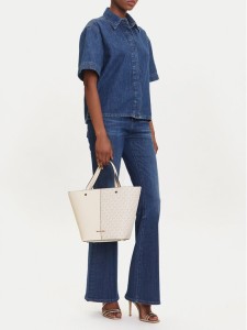 MICHAEL Michael Kors Torebka Flora 30T5GFFT2B Kremowy