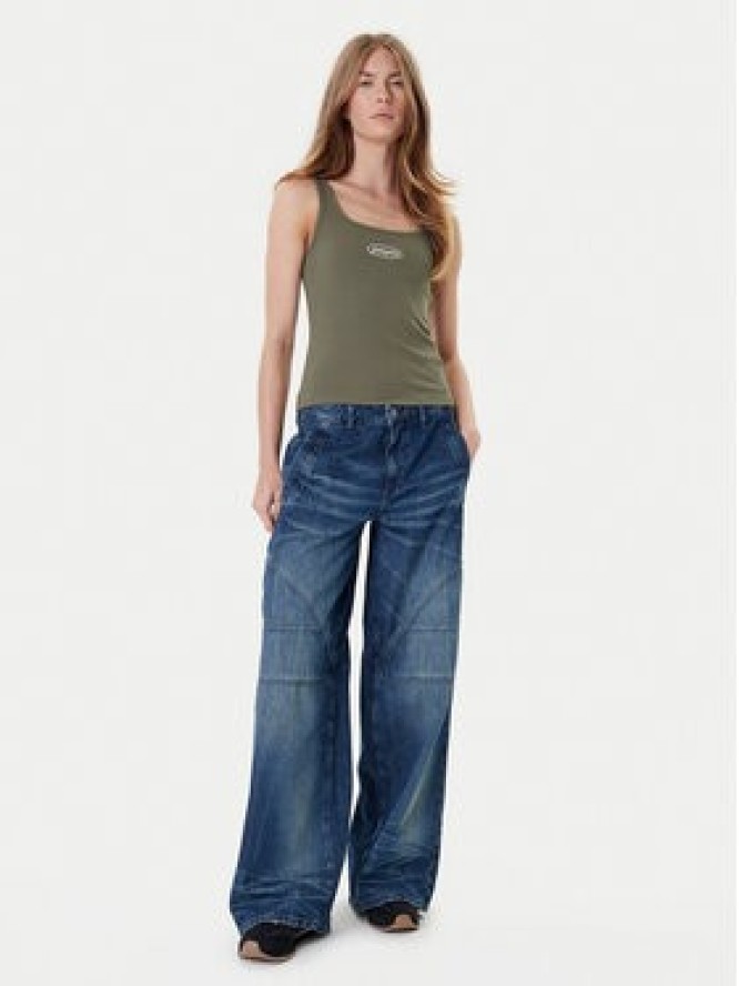 Guess Jeansy W5YA2F D5R0D Niebieski Baggy Fit