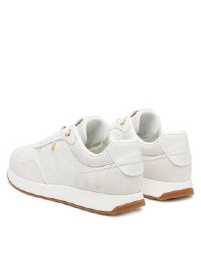 Tommy Hilfiger Sneakersy Th Runner Monogram FW0FW09586 Kremowy