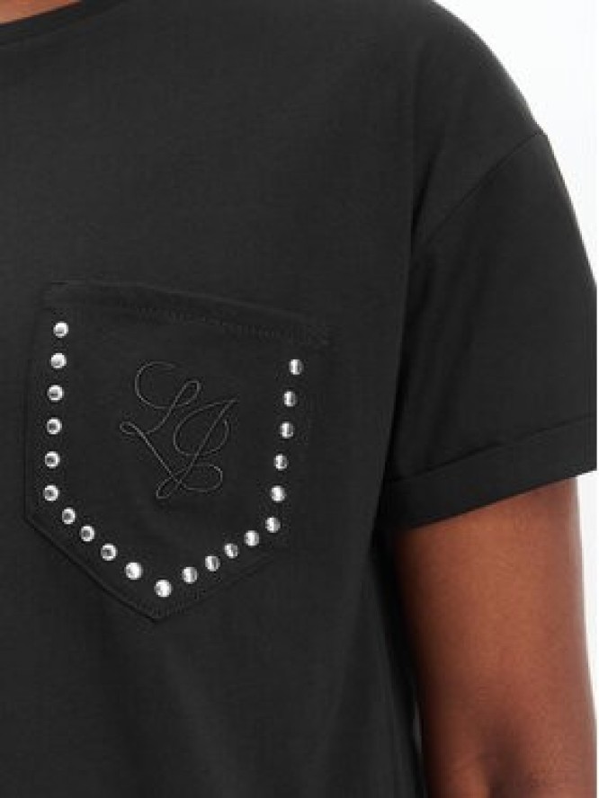 Liu Jo T-Shirt WA6372 JS923 Czarny Regular Fit