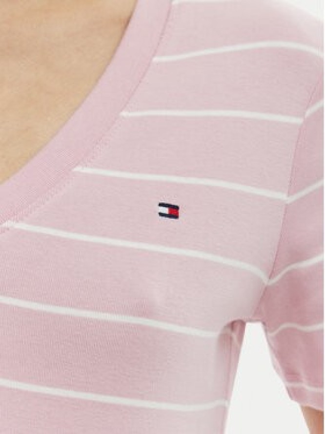 Tommy Hilfiger T-Shirt New Cody WW0WW40584 Różowy Slim Fit