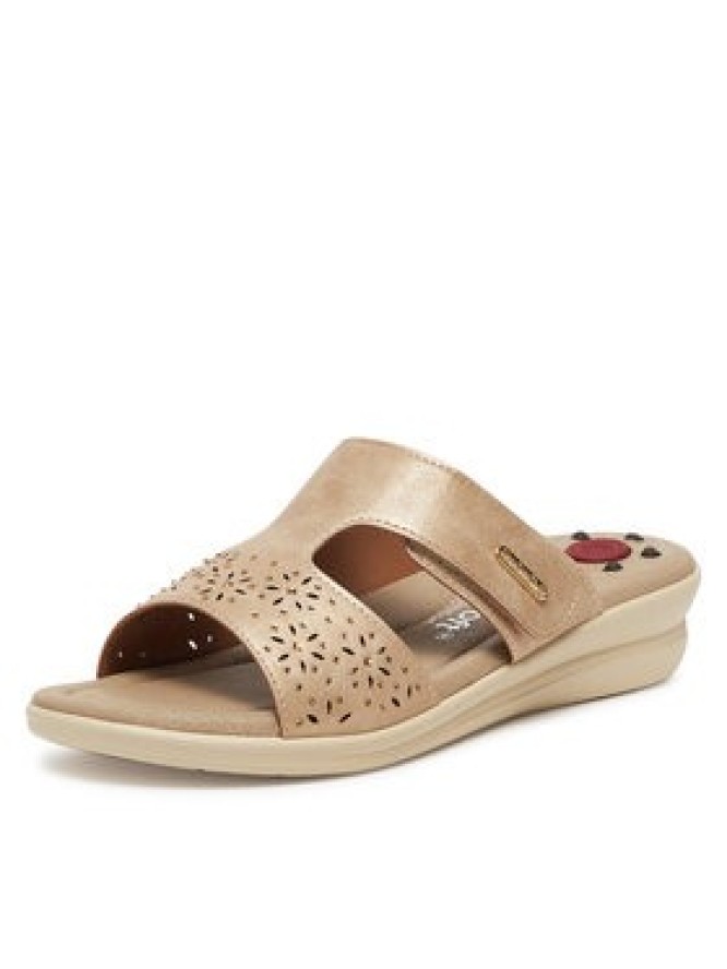 Go Soft Klapki LAH3T9092-5 Beżowy