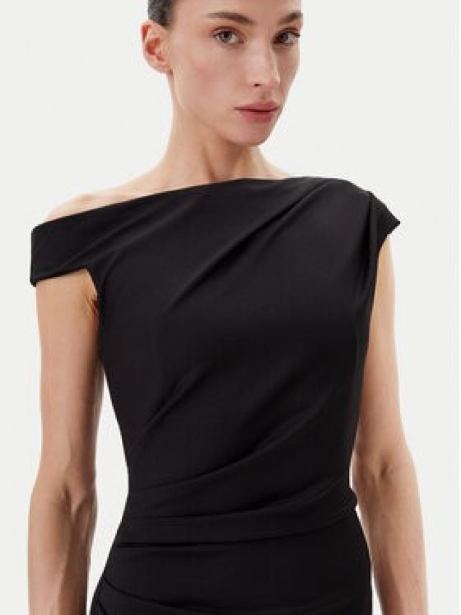 Rinascimento Sukienka koktajlowa CFC0123797003 Czarny Regular Fit