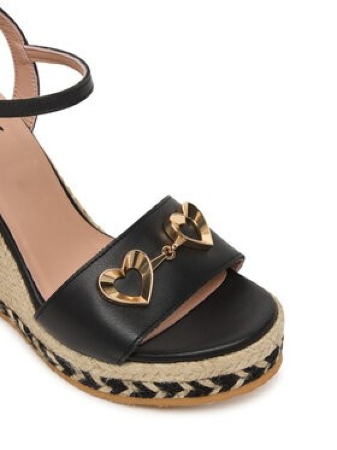 LOVE MOSCHINO Espadryle JA1615BI0OIA0000 Czarny