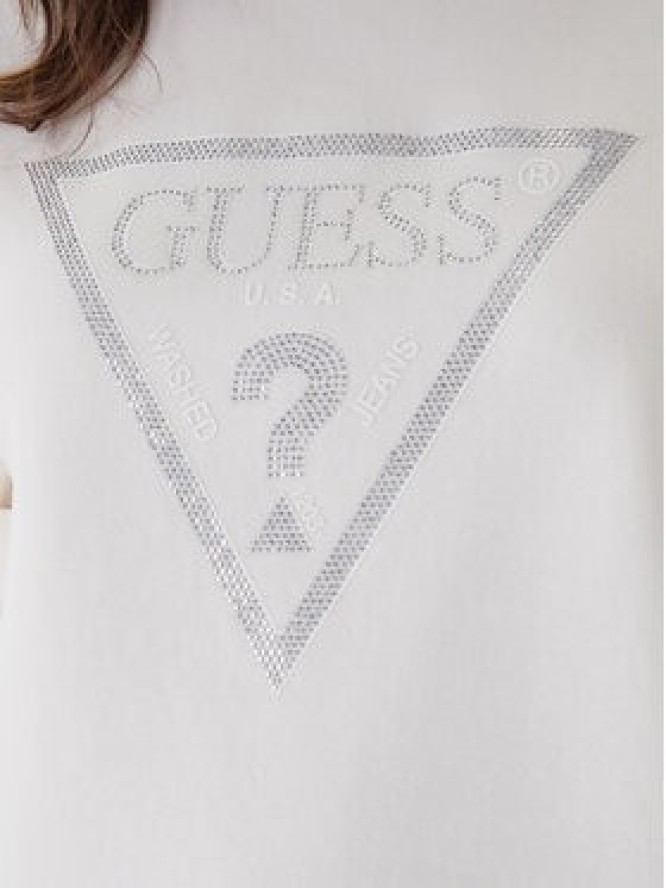 Guess Bluza W6RQ16 KB681 Écru Regular Fit