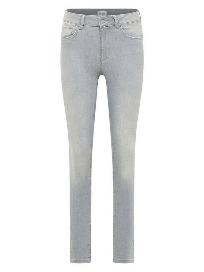 Mustang Dżinsy "Shelby" - Skinny fit - w kolorze szarym rozmiar: W31/L30