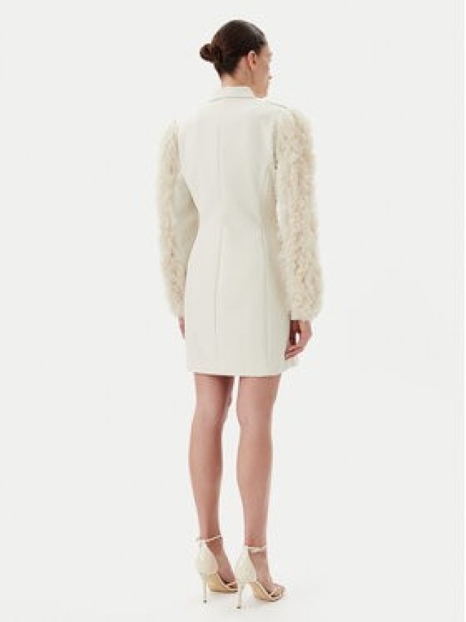 Bruuns Bazaar Sukienka koktajlowa Rubysus Tiwa BBW4443 Écru Regular Fit