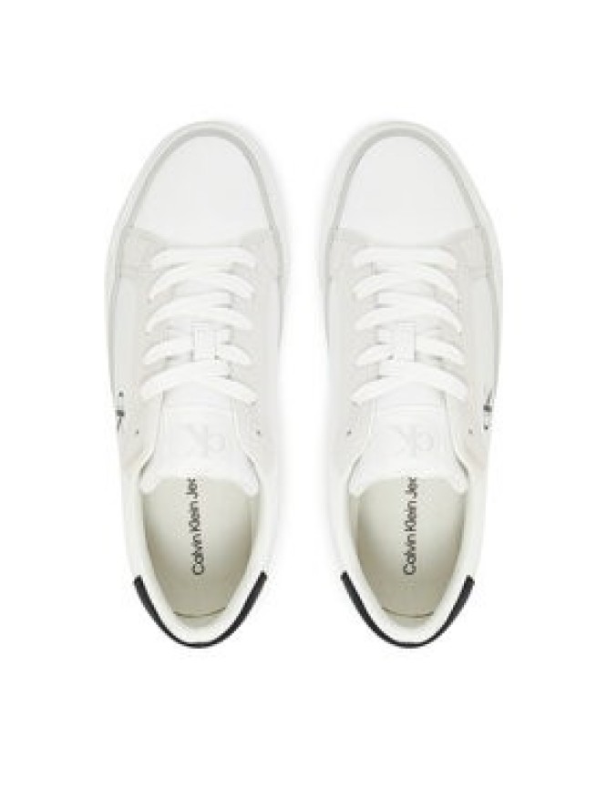 Calvin Klein Jeans Tenisówki Vulc Flatform Mg Nylon Mix YW0YW01896 Biały
