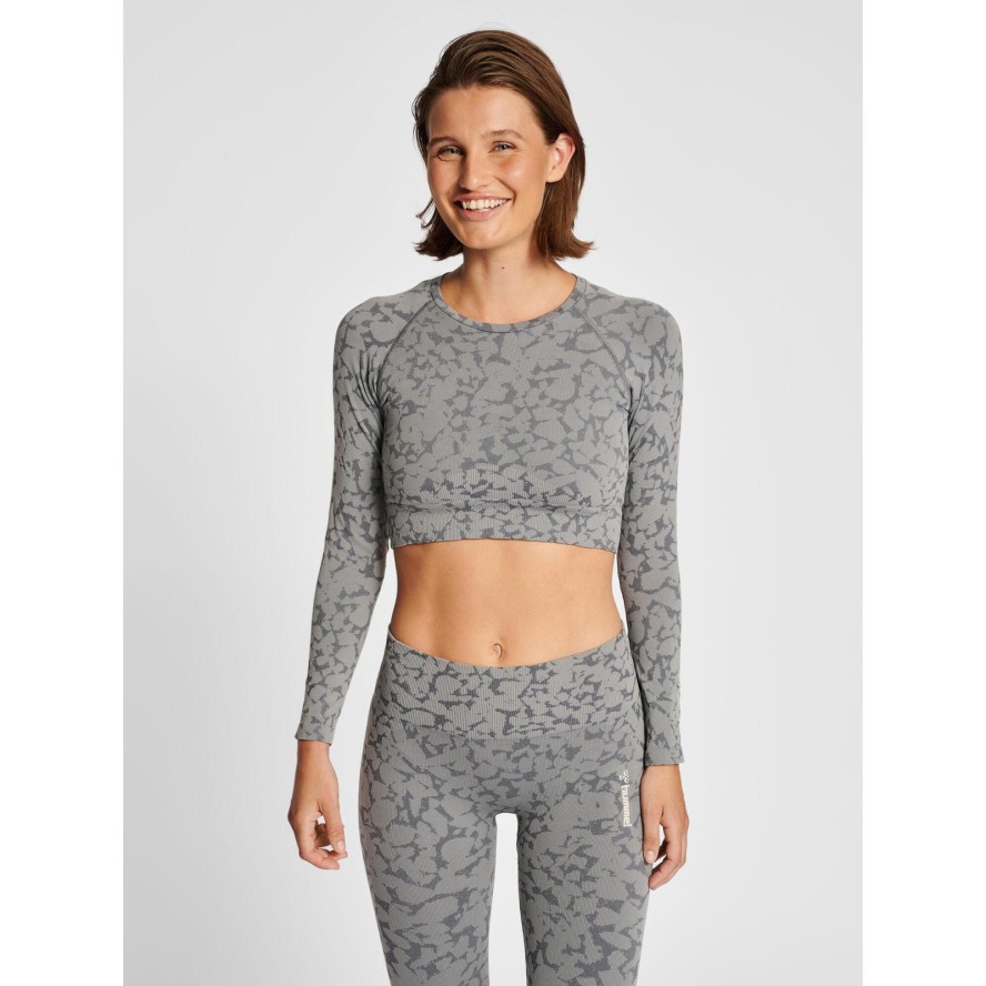 Damski bezszwowy crop top Hummel Mt Pi