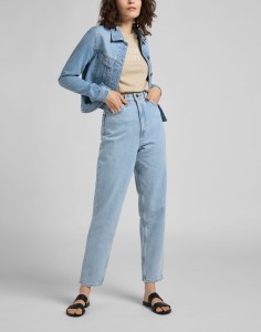 DAMSKIE SPODNIE JEANSOWE LEE Stella Tapered LIGHT ALTON L31JMWJU 112107162