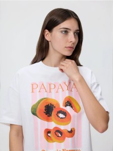 T-shirt z nadrukiem - biały