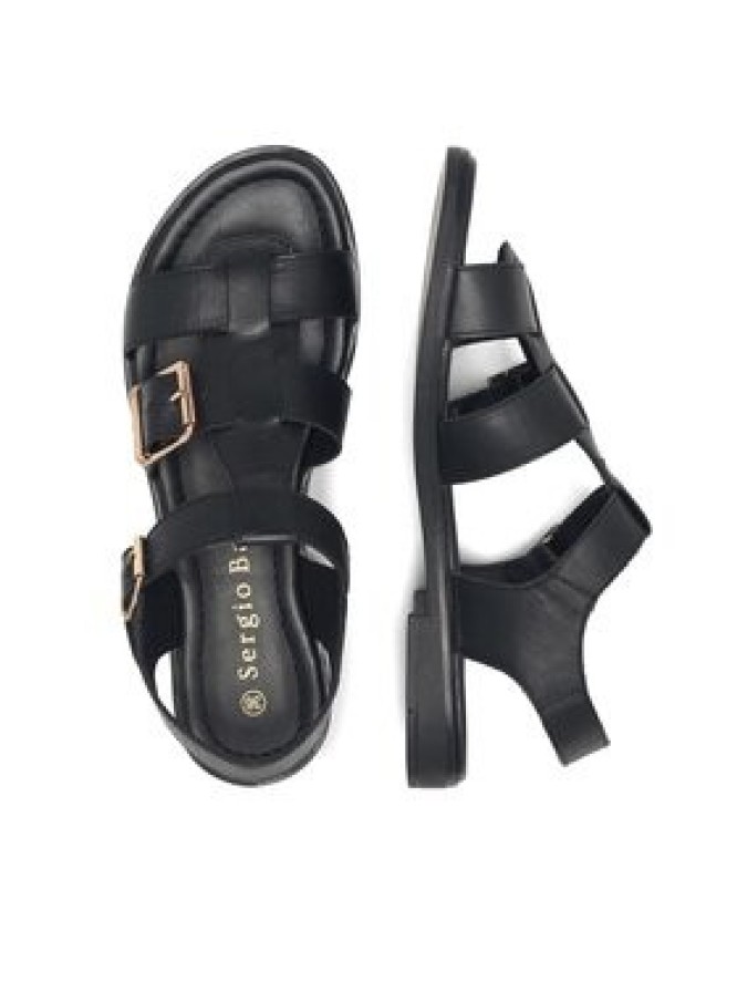 Sergio Bardi Sandały WI16-B1034-03SB Czarny