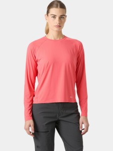 T-shirt damski Helly Hansen W Shine Solen Ls Crew