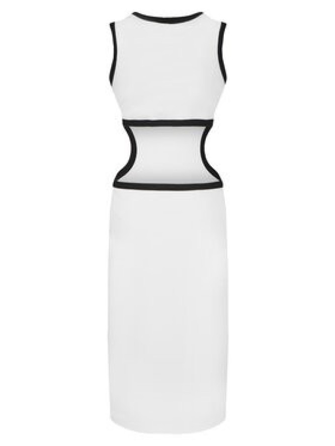 Liu Jo Sukienka letnia VA5043 J4822 Biały Regular Fit