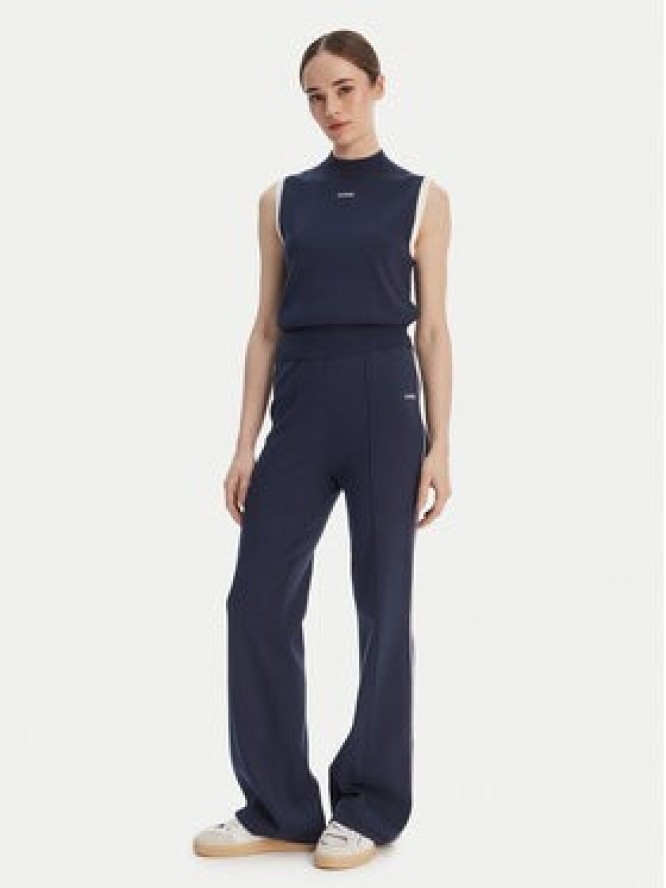 Guess Spodnie dzianinowe V6RB14 Z4642 Granatowy Regular Fit