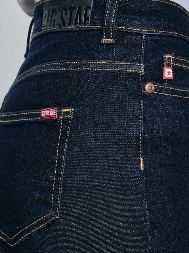 Jeansy damskie granatowe Adela Bootcut 505