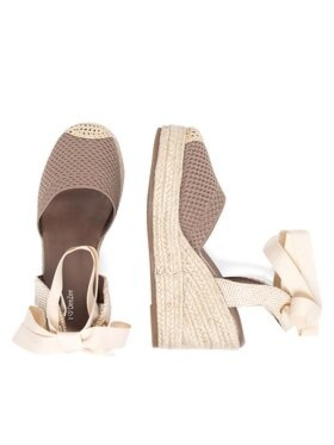 DeeZee Espadryle WS2509-001 Beżowy