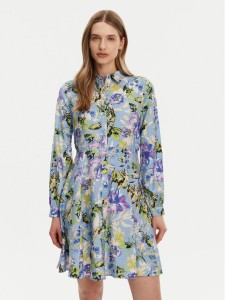 YAS Sukienka koszulowa Kaya 26037079 Kolorowy Regular Fit