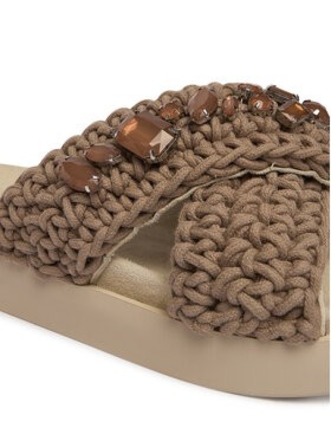 Inuikii Klapki Woven Stones 1004.003.0073 Beżowy jasny