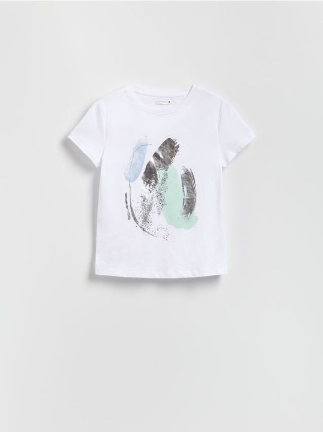 T-shirt z nadrukiem - biały