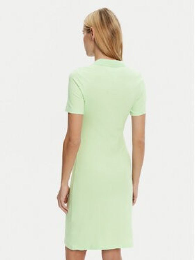 Tommy Hilfiger Sukienka codzienna WW0WW43228 Zielony Slim Fit