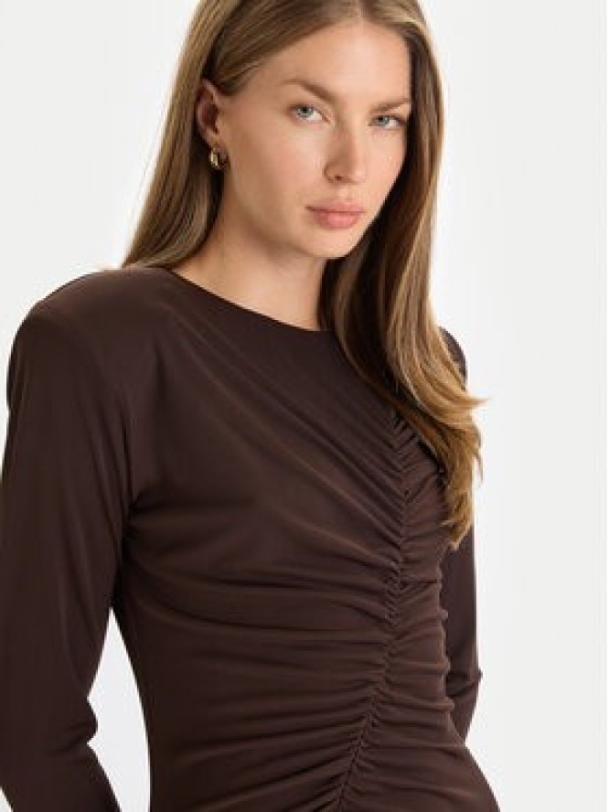 Gaudi Sukienka wieczorowa 521FD14008 Brązowy Slim Fit