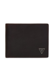 Guess Portfel SMROVL LEA27 Brązowy