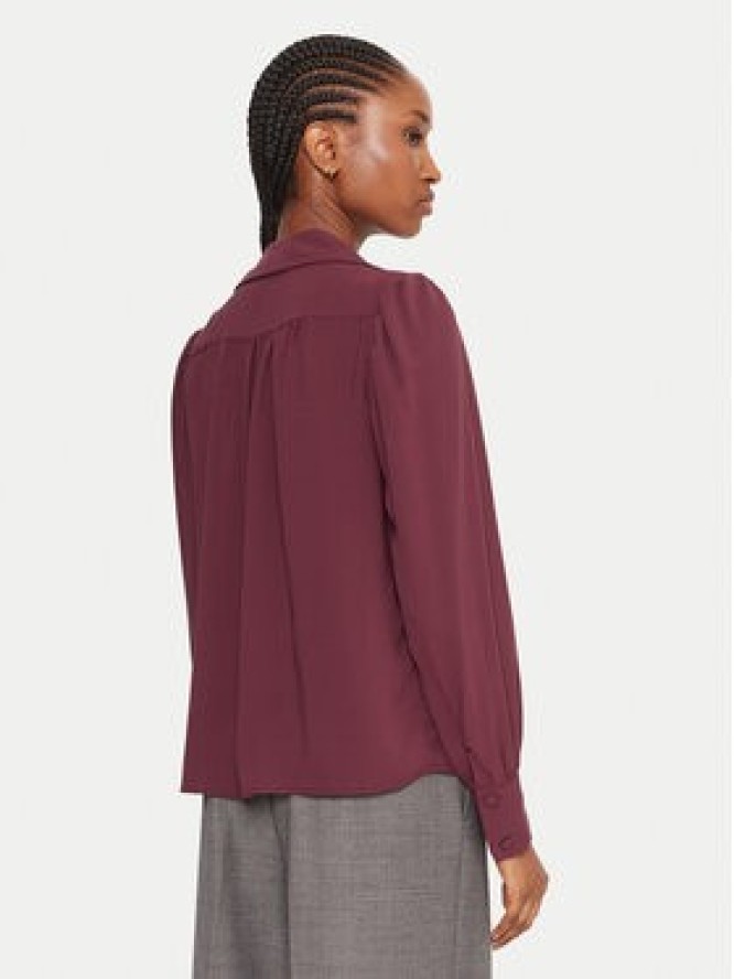 Rinascimento Bluzka CFC0125721003 Bordowy Regular Fit