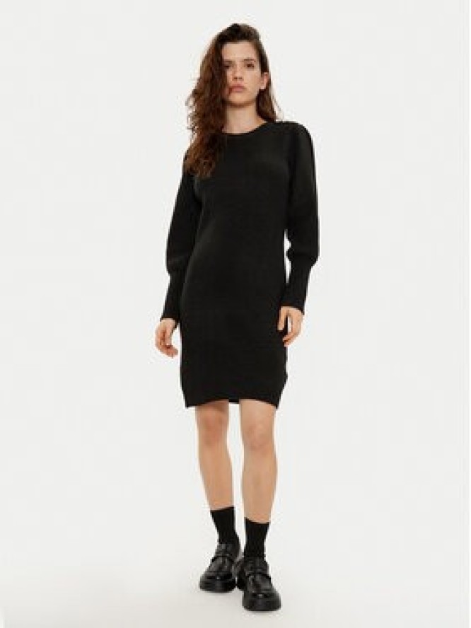 Gaudi Sukienka dzianinowa 421BD13010 Czarny Regular Fit