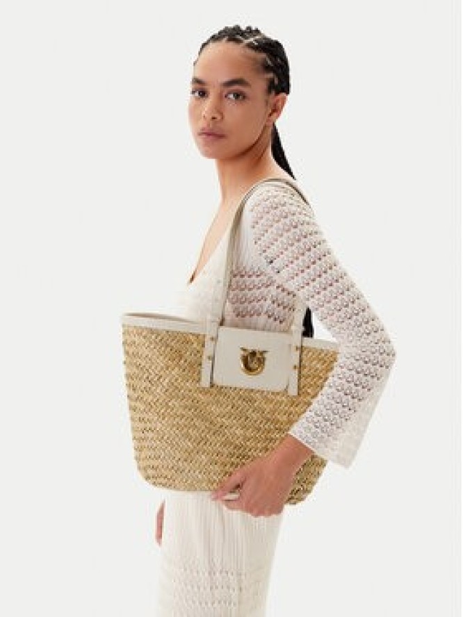 PINKO Torebka Love Summer Basket PE 25 PLTT 103324 A1RL Beżowy
