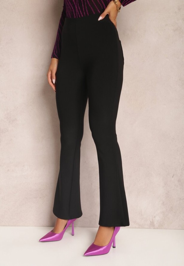 Czarne Spodnie Dzwony Fingen