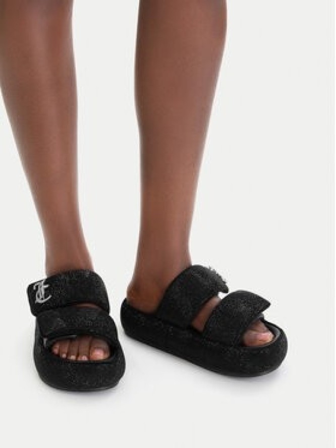 Juicy Couture Klapki CEO-WSS21515-02 Czarny