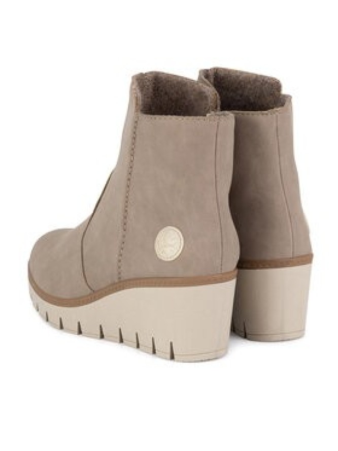 Rieker Botki Y5065-64 Beżowy