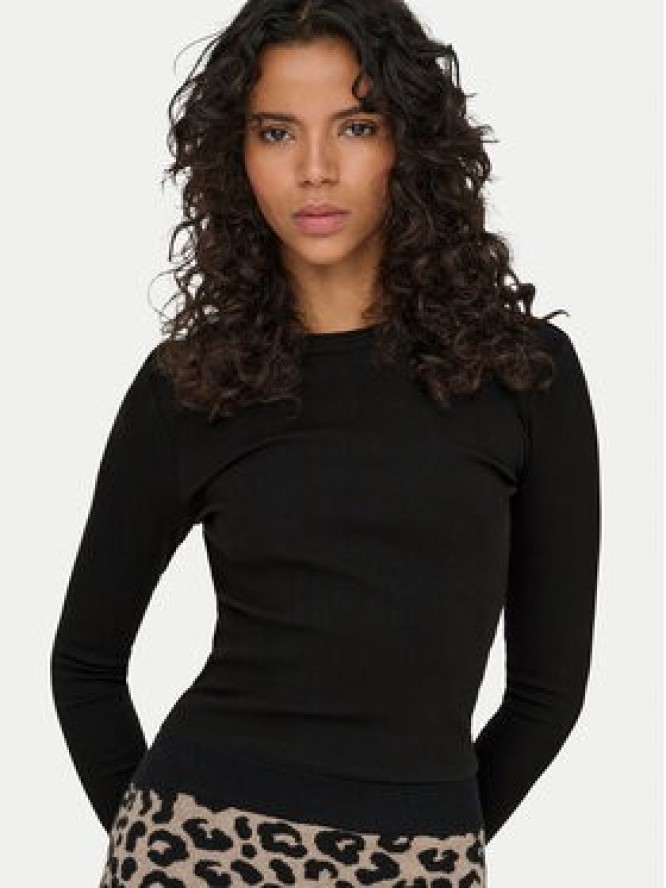 ONLY Bluzka Val 15371305 Czarny Regular Fit