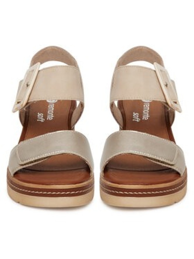 Remonte Sandały D2L53-60 Beżowy