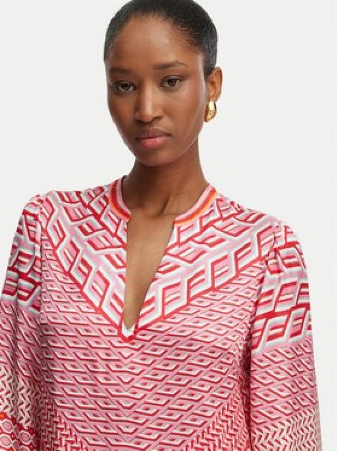 Hale Bob Sukienka letnia Aleyna 62NT654A Czerwony Relaxed Fit