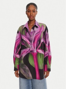 Desigual Koszula Orquidea Lacroix 25WWCW20 Kolorowy Relaxed Fit
