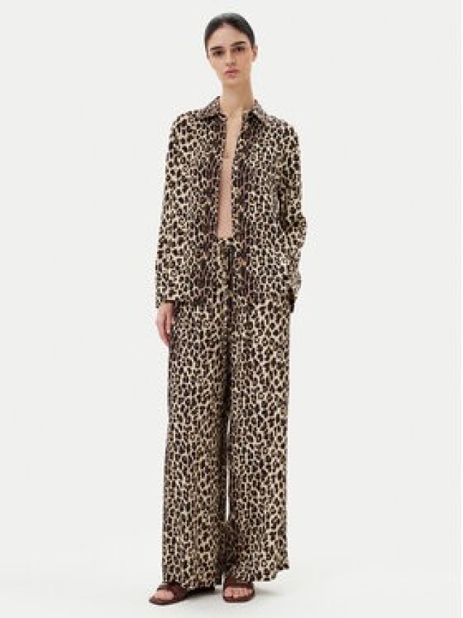 ViCOLO Spodnie materiałowe TD1432 Beżowy Relaxed Fit