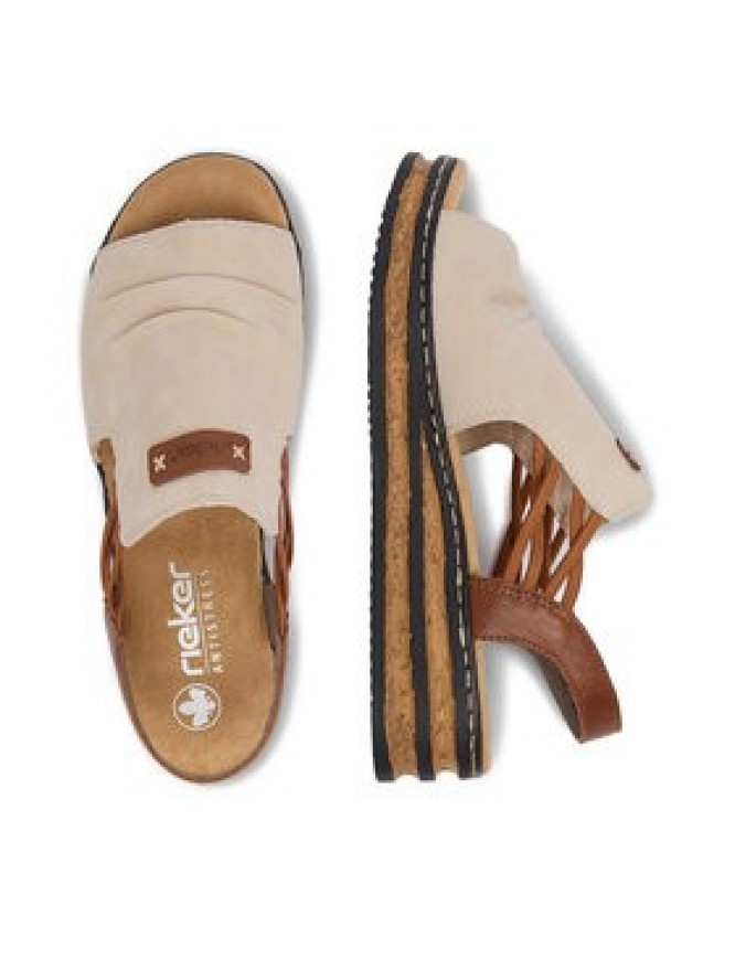 Rieker Sandały CEO-62962-60 Beżowy