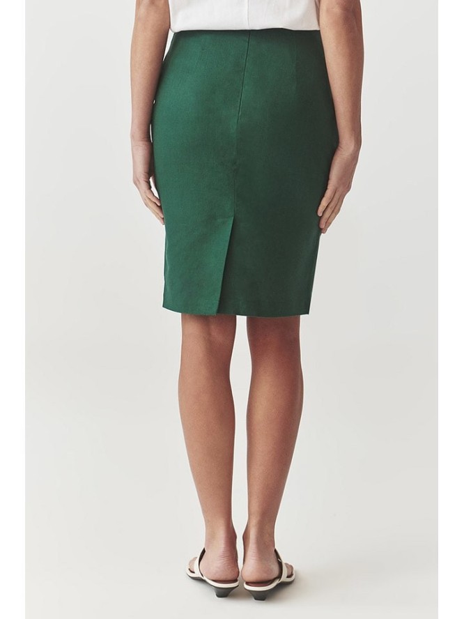 TATUUM Spódnica w kolorze ciemnozielonym rozmiar: 44
