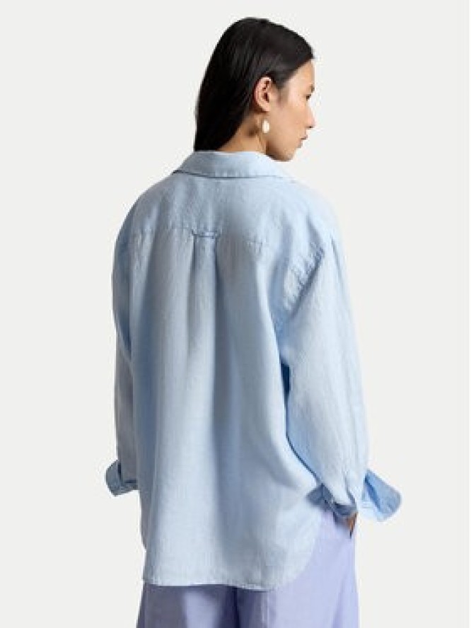 Polo Ralph Lauren Koszula 211A12786002 Niebieski jasny Oversize