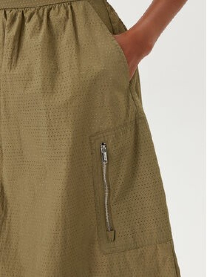 DKNY Spódnica trapezowa P5BNSAFC Zielony Regular Fit