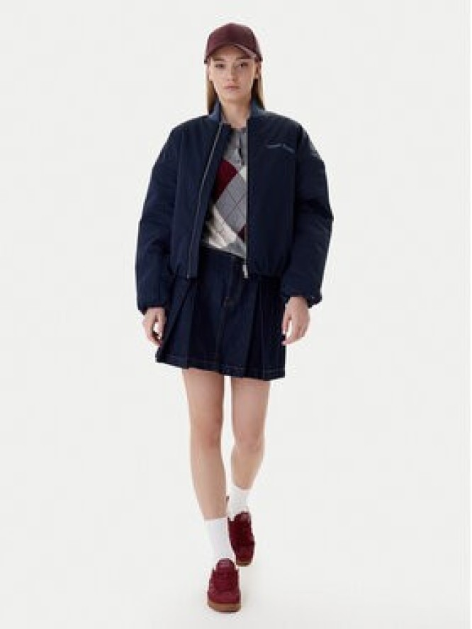 Tommy Jeans Kurtka bomber Varsity DW0DW22044 Granatowy Relaxed Fit