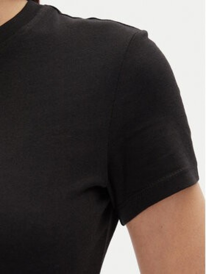 Tommy Jeans T-Shirt Tjw Slim Essential Logo 2 Tee DW0DW20316 Czarny Regular Fit